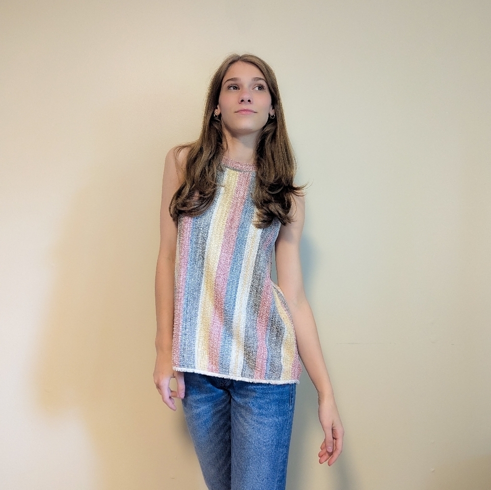 Anthropologie X W5 Striped Knit Tank